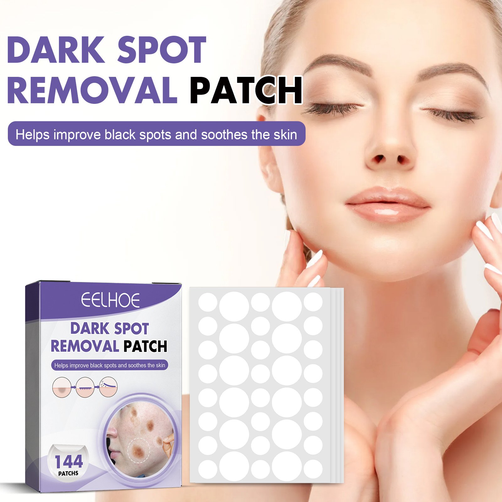 Hydrocolloid Brightening Patch 36 Patches X 4 Sheets Per Box - Image 3