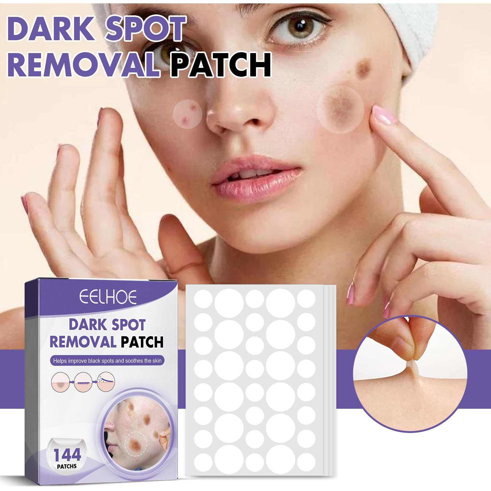 Hydrocolloid Brightening Patch 36 Patches X 4 Sheets Per Box - Image 2