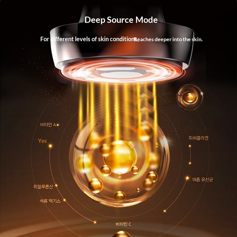 Vibrating Hot-and-cold Therapy Red Light RF Water Infusion Microcurrent Facial Lifting Beauty Device - Image 3