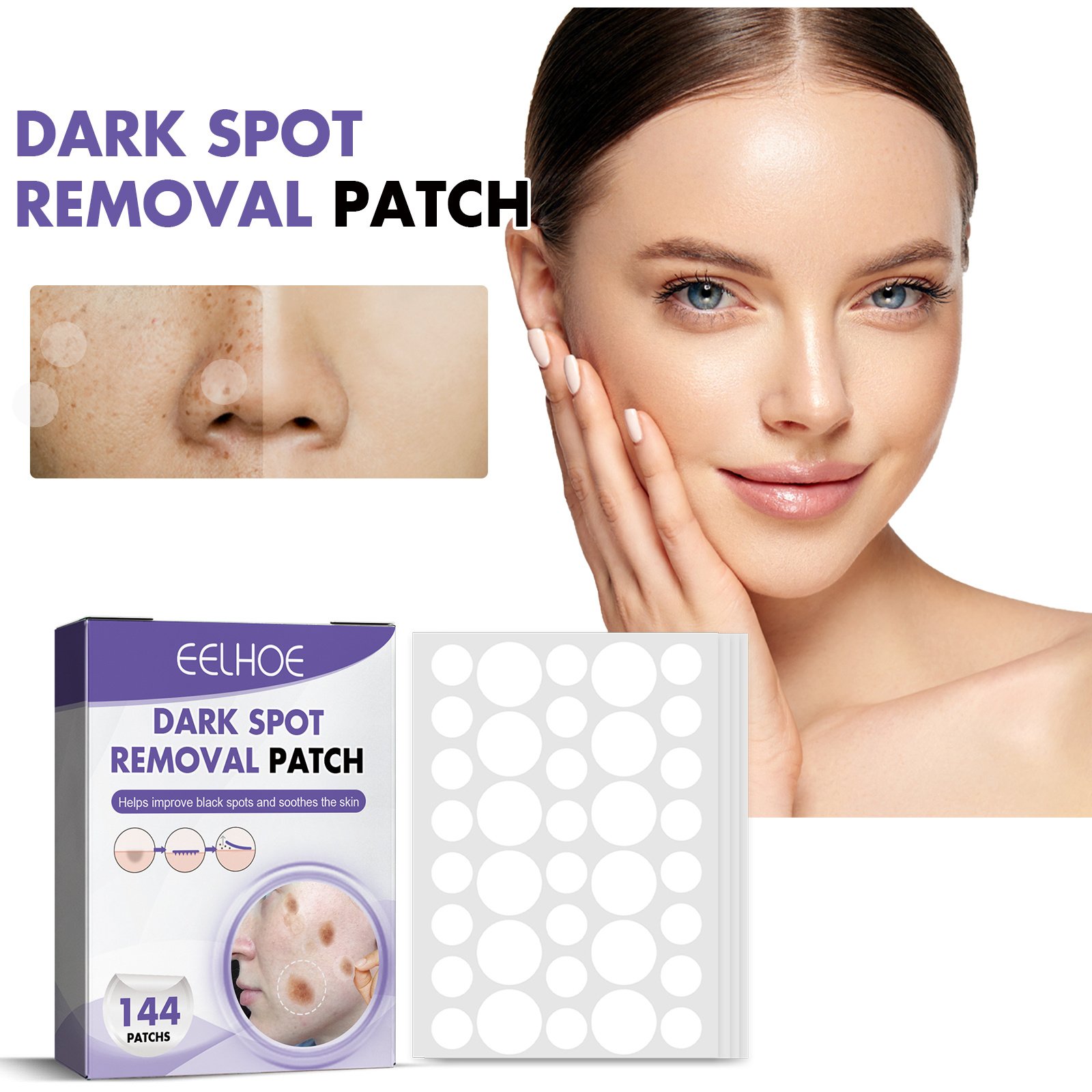 Hydrocolloid Brightening Patch 36 Patches X 4 Sheets Per Box - Image 4