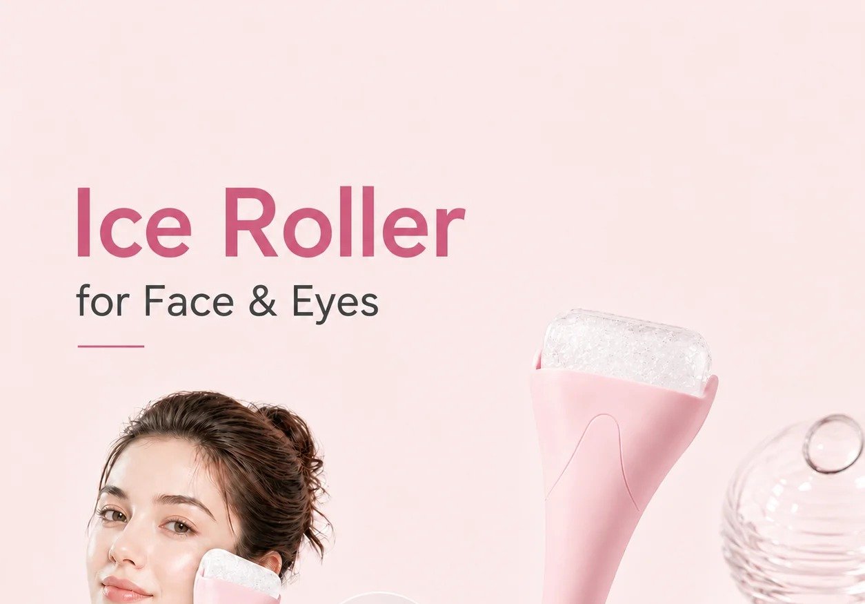 How to De-Puff Your Face in 5 Minutes (Ice Roller Routine)